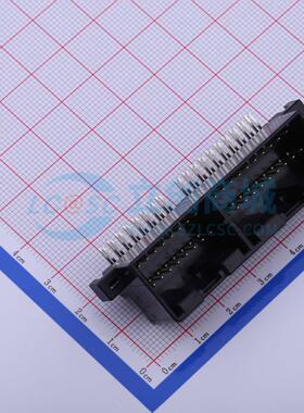 线对板针座 174146-2 弯插,P=2.5mm 2x18P 弯插 电子元器件配单