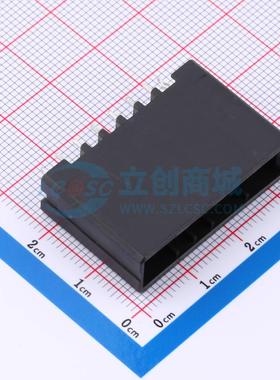 线对板针座 1-178316-2 插件,P=3.81mm 1x6P 直插 电子元器件配单