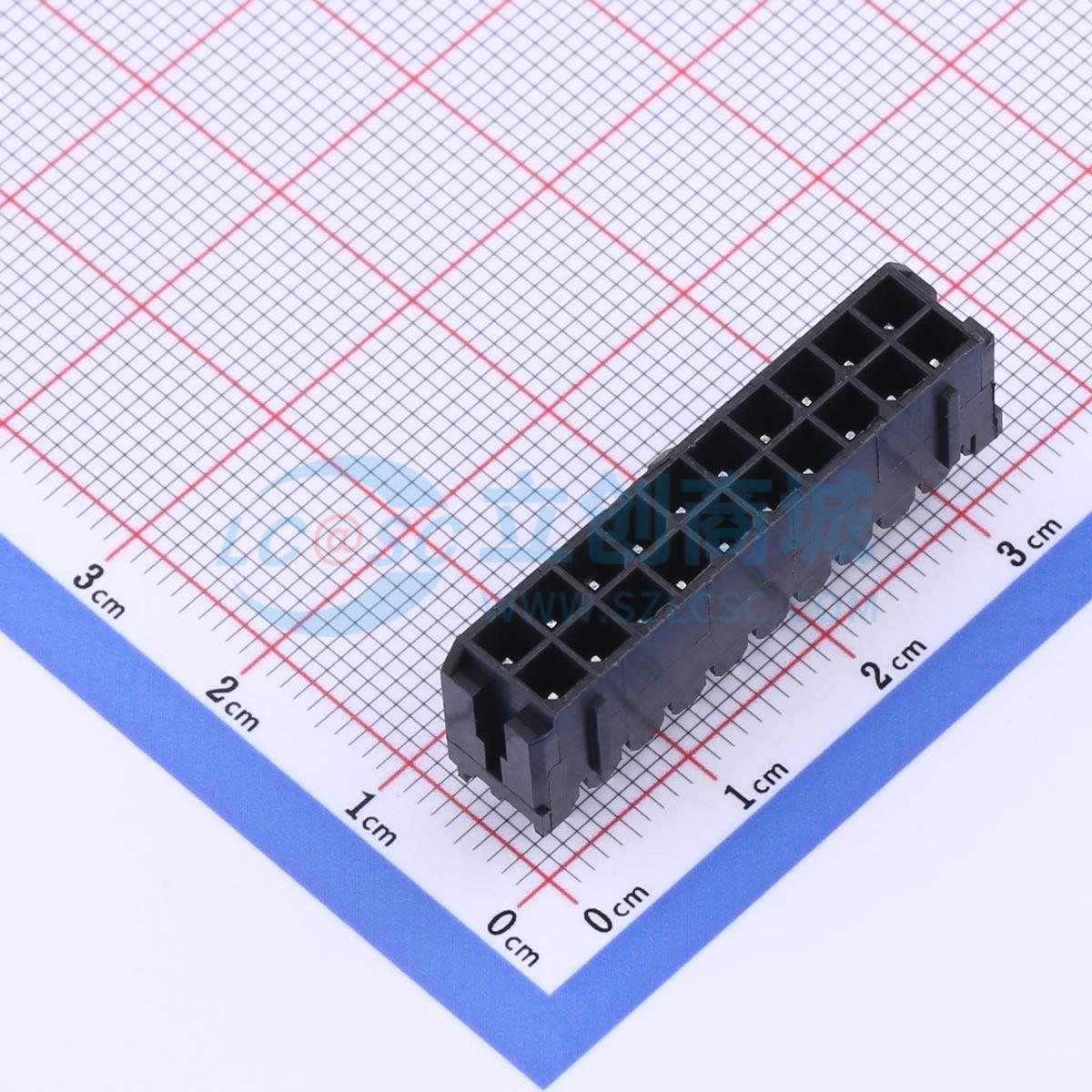 线对板针座 HC-MX3.0-2*10A 插件,P=3mm 2x10P 直插 电子元器件