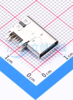 USB连接器 TYPEC-215-ARP14 插件 Type-C 侧插 电子元器件配单
