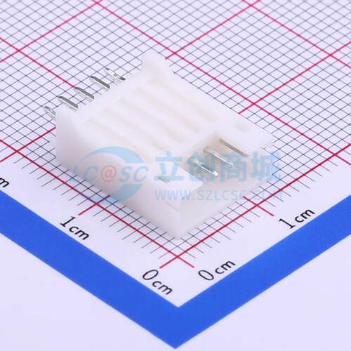 线对板针座 HX20007-5BH 插件,P=2mm 1x5P 直插 电子元器件配单