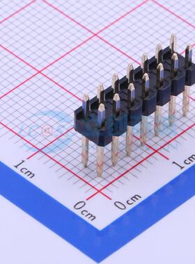排针 MTP125-1207S1 插件,P=2.54mm 2x7P 方针 电子元器件配单