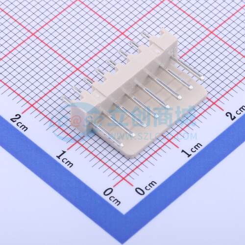 线对板针座 HC-2510-8A 插件,P=2.54mm 1x8P 直插 电子元器件配单