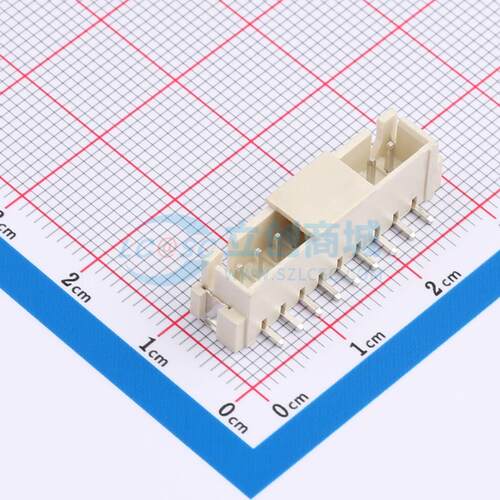 线对板针座 MXXH-2.54-09P-LT1-0-A SMD,P=2.5mm 1x9P 立贴 原装