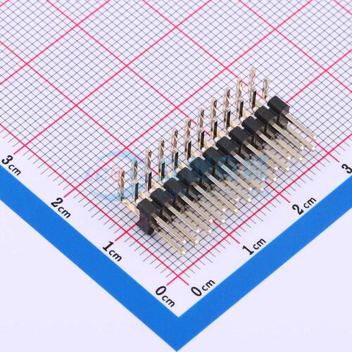 排针 PZ254R-12-22P 弯插,P=2.54mm 2x11P 方针 电子元器件配单