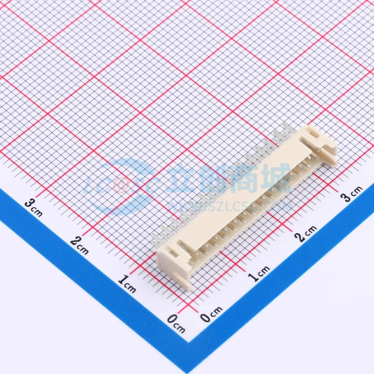 线对板针座 XD-PHD-2*15A 插件,P=2mm 2x15P 直插 电子元器件配单