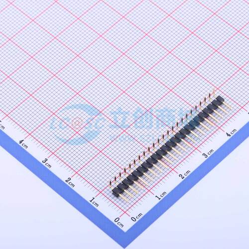 排针 X4611WR-23I-C40D28 弯插,P=2mm 1x23P 方针 电子元器件配单