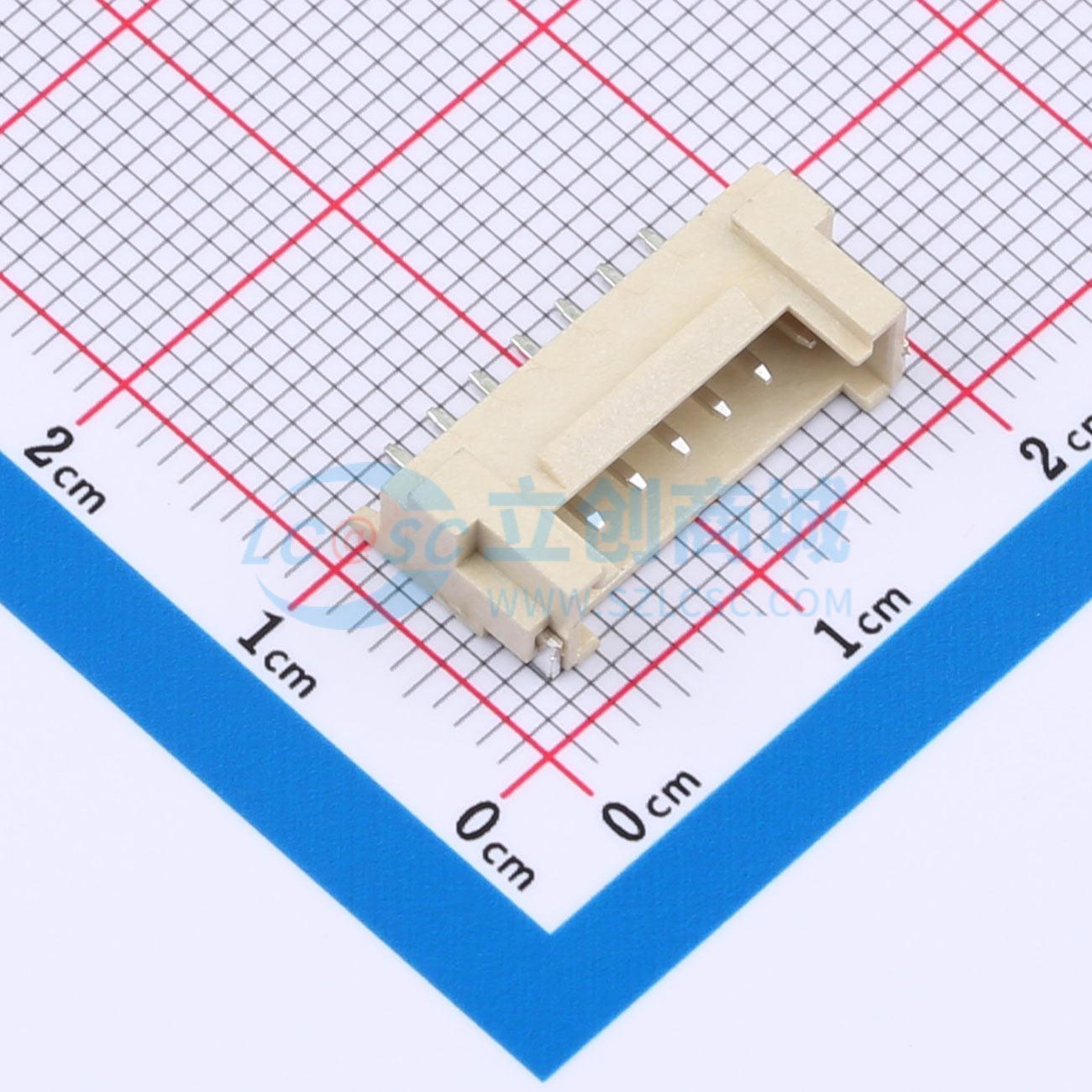 线对板针座 HY-7AWB SMD,P=2mm,卧贴 原装正品 电子元器件配单