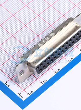 D-SUB-25F-HJBJ 插件 D-Sub 25P D-Sub/VGA连接器