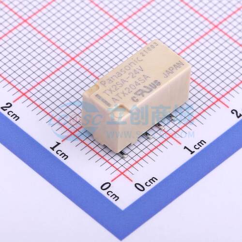 信号继电器 TX2SA-24V-Z SMD,7.4x15mm 24V 原装 电子元器件配单