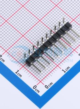 排针 DS1022-1x10RDF11-B 弯插,P=2.54mm 原装 电子元器件配单
