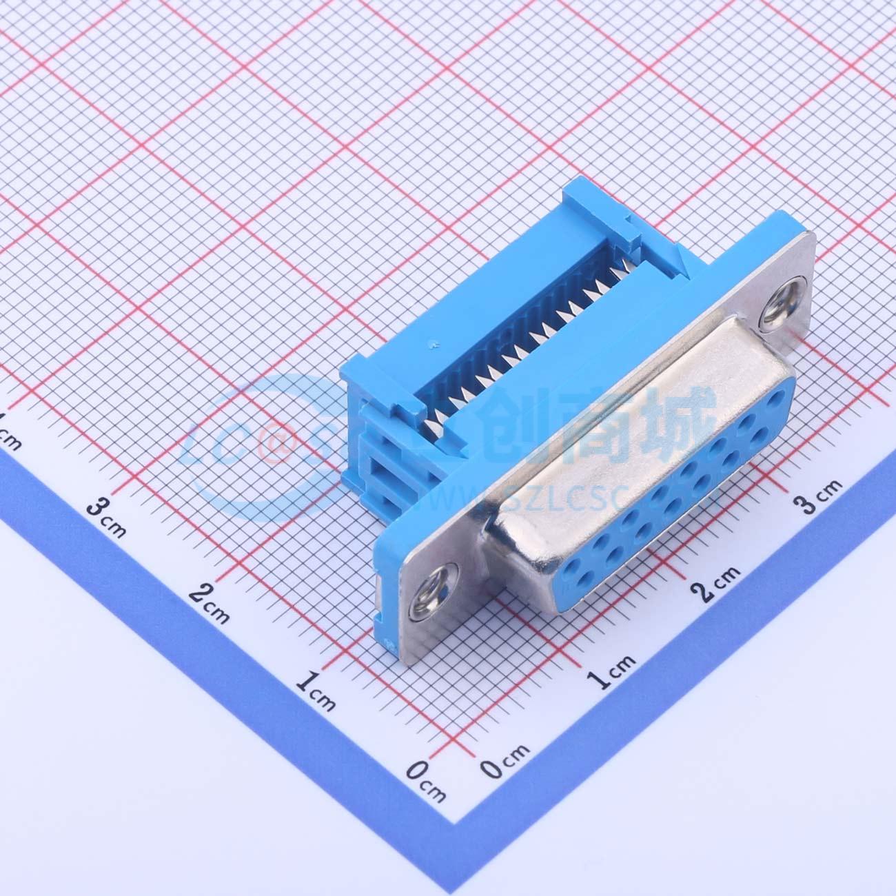 X0715FT7BL5 - D-Sub 母 15P 焊线式 D-Sub/VGA连接器