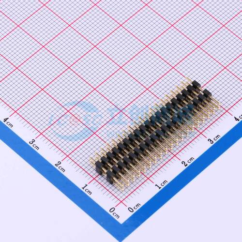 排针 X4622WV-2x19I-C40D28-E60 插件,P=2mm 2x19P 方针 原装正品