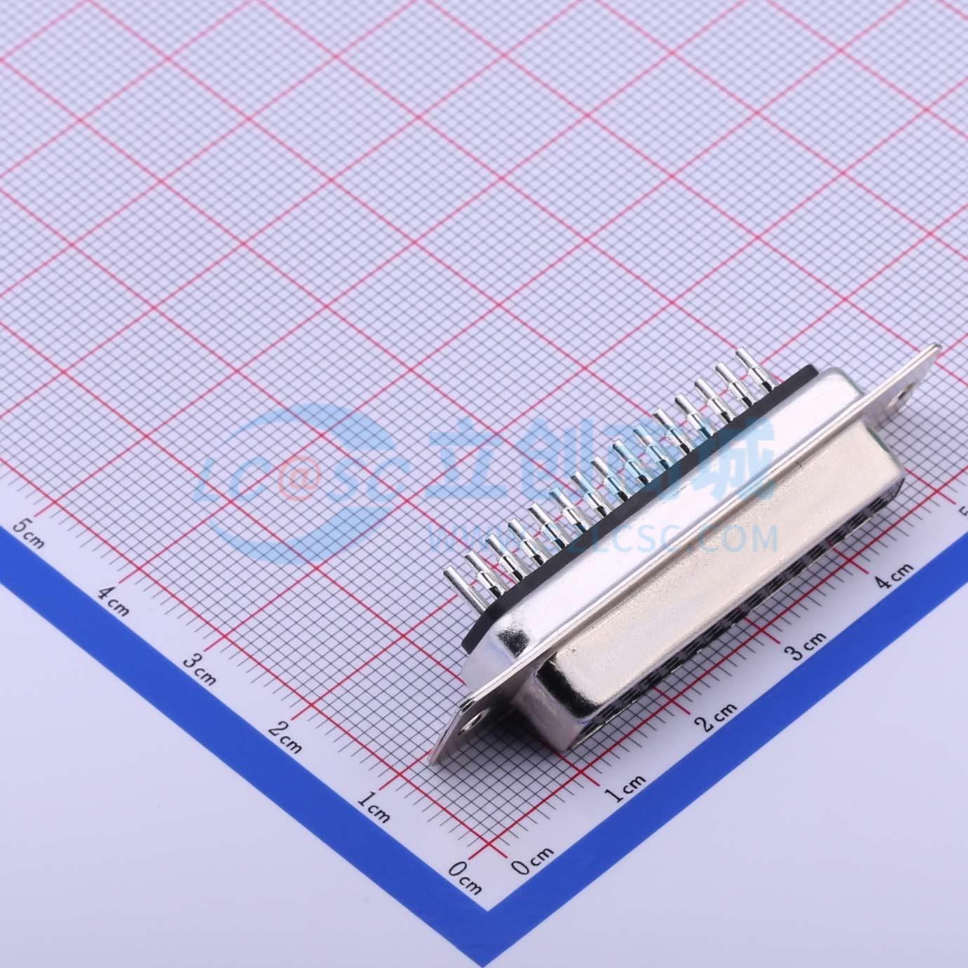 DS1035-44FBNSiSS - D-Sub 母 44P 焊线式 D-Sub/VGA连接器