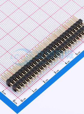 排针 X6522WV-2x27H-C60D30-E80 插件,P=2.54mm 2x27P 方针 原装
