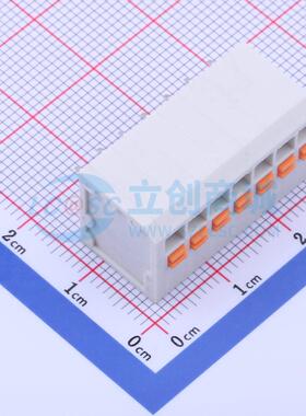 弹簧式接线端子 KF239-3.5-7P 插件,P=3.5mm 1x7P 3.5mm 原装正品