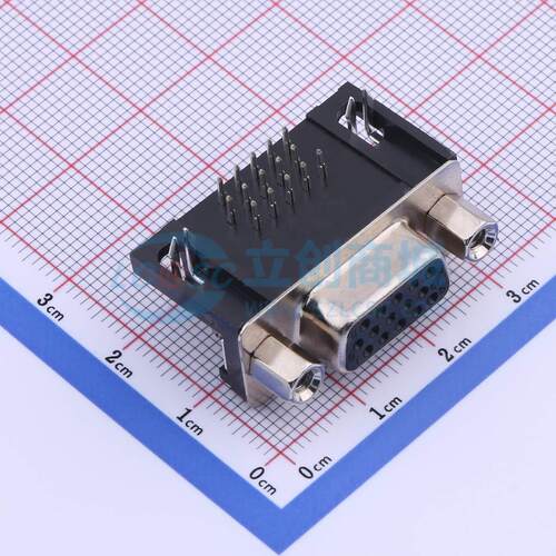 SUB-HRBF-607A-002 插件 D-Sub 母 15P 弯插 D-Sub/VGA连接器