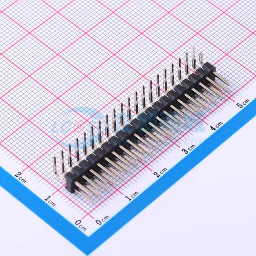 排针 PZ254-2-20-W-8.5 弯插,P=2.54mm 2x20P 方针 电子元器件
