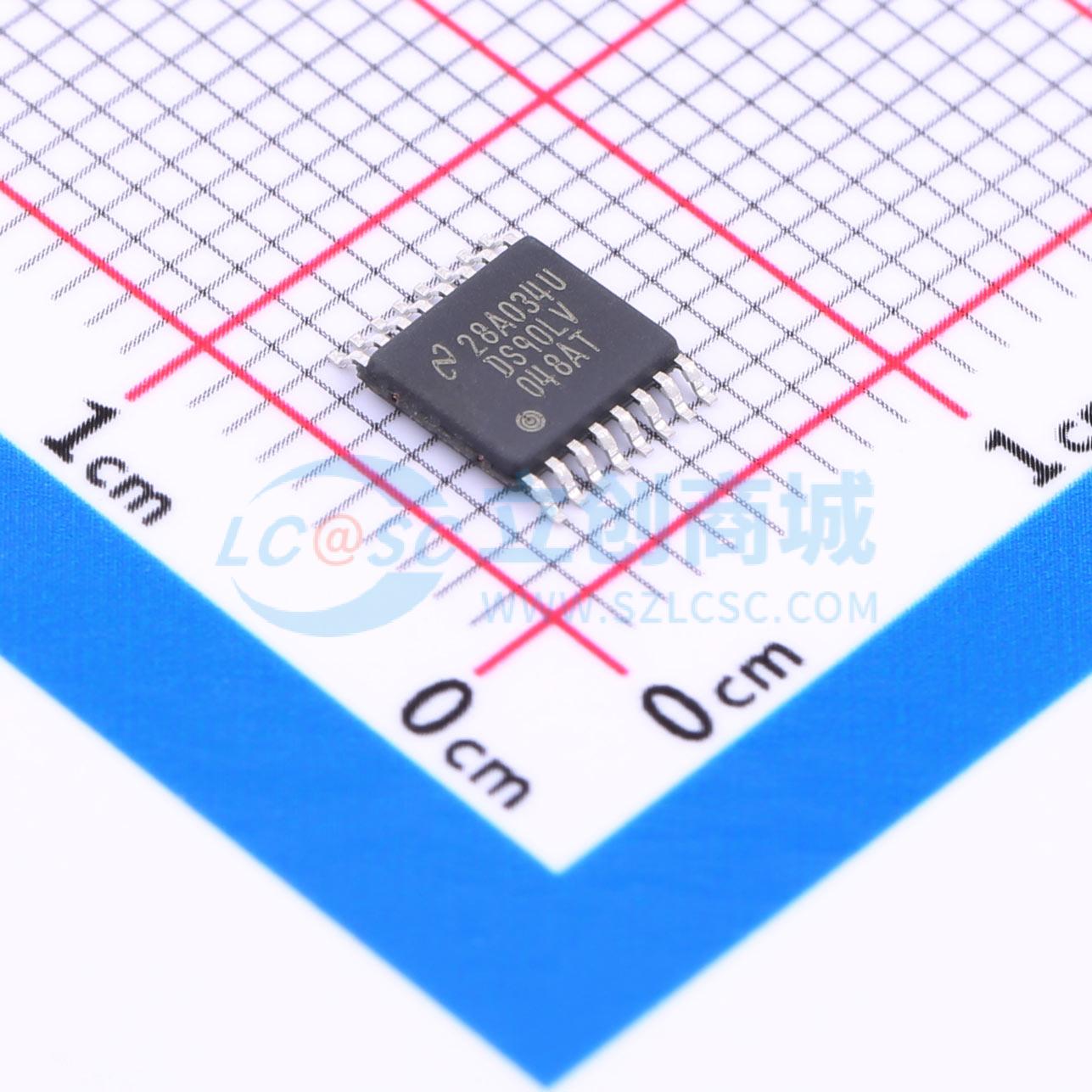 LVDS芯片 DS90LV048ATMTCX TSSOP-16 原装正品 电子元器件配单