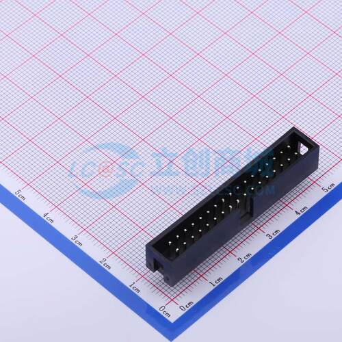 连接器 B-3000R34P-0110 弯插,P=2.54mm 2x17P 简牛座
