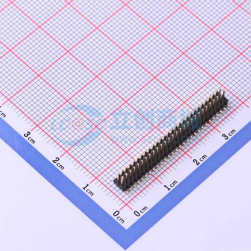 排针 X1321WVS-2x28J-C40D53 SMD,P=1.27mm 2x28P 方针 原装正品