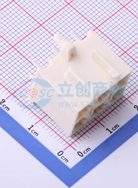 线对板针座 179849-1 插件,P=6.5mm 2x3P 直插 电子元器件配单