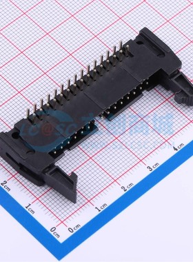 连接器 DS1011-30RBSiB7-B P=2.54mm 2x15P 牛角扣