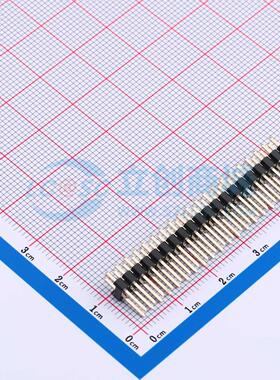 排针 P125-1220A0BS116A1 插件,P=2.54mm 2x20P 方针 电子元器件