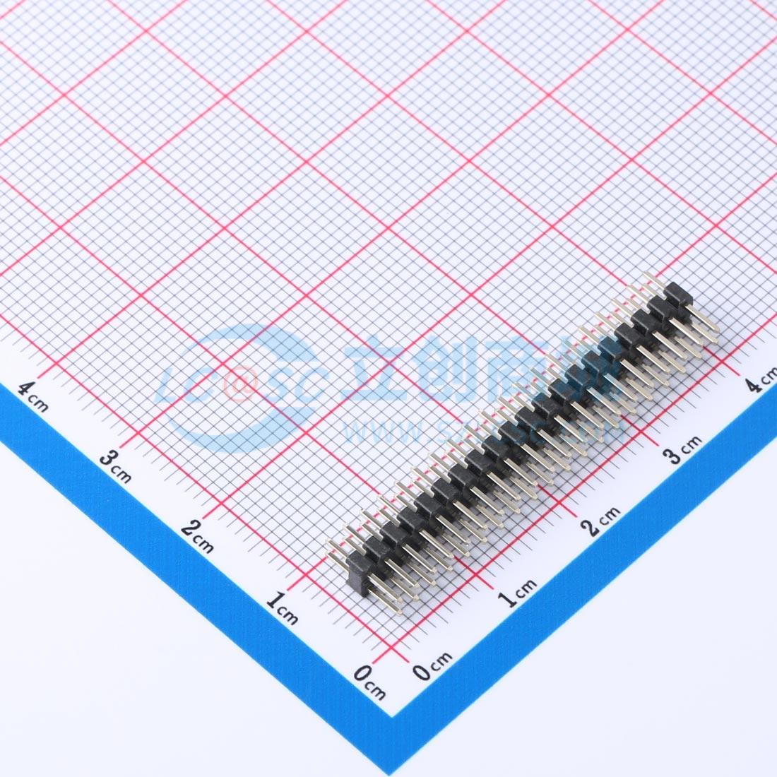 排针 HB-PH8-200220PB2GOP 插件,P=2mm 2x20P 方针 电子元器件
