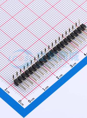排针 P125-1120A0BR138A1 弯插,P=2.54mm 1x20P 方针 电子元器件