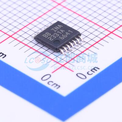 仪表放大器 INA2331AIPWR TSSOP-14 原装正品 电子元器件配单