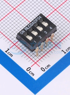 拨码开关 ADF0404 插件 原装正品