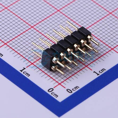 排针 MH254V-12-12P 插件,P=2.54mm 2x6P 圆针 电子元器件配单