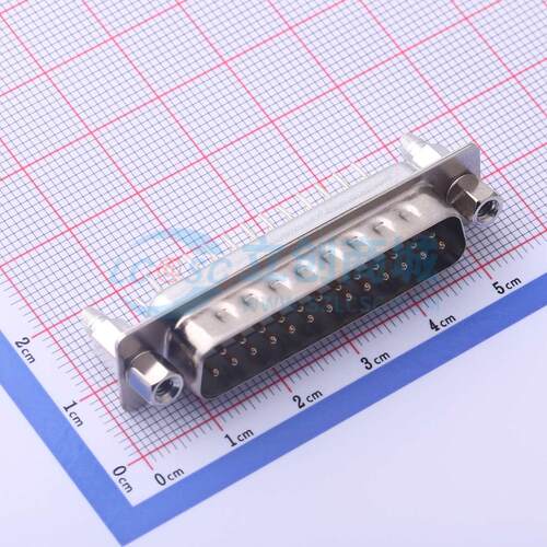 X0225WT7W5 插件 D-Sub 公 25P 直插 D-Sub/VGA连接器