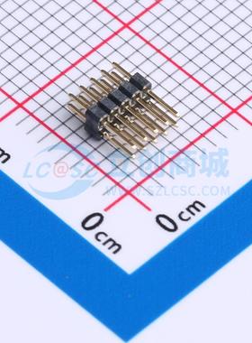 排针 GPCA201-0502A010C1AA 插件,P=1mm 2x5P 电子元器件配单