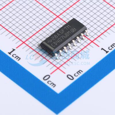 触发器 CD4076BMT SOIC-16 原装正品 电子元器件配单