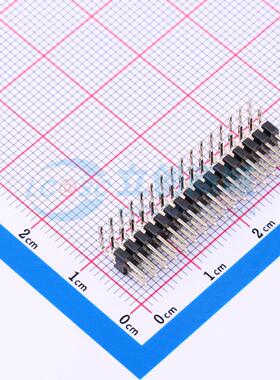 排针 DZ200W-22-32-52 弯插,P=2.0mm 2x16P 方针 电子元器件配单