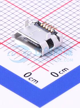 USB连接器 920-C52A2021S10111 SMD micro 5P5.9脚长1.25有柱加长