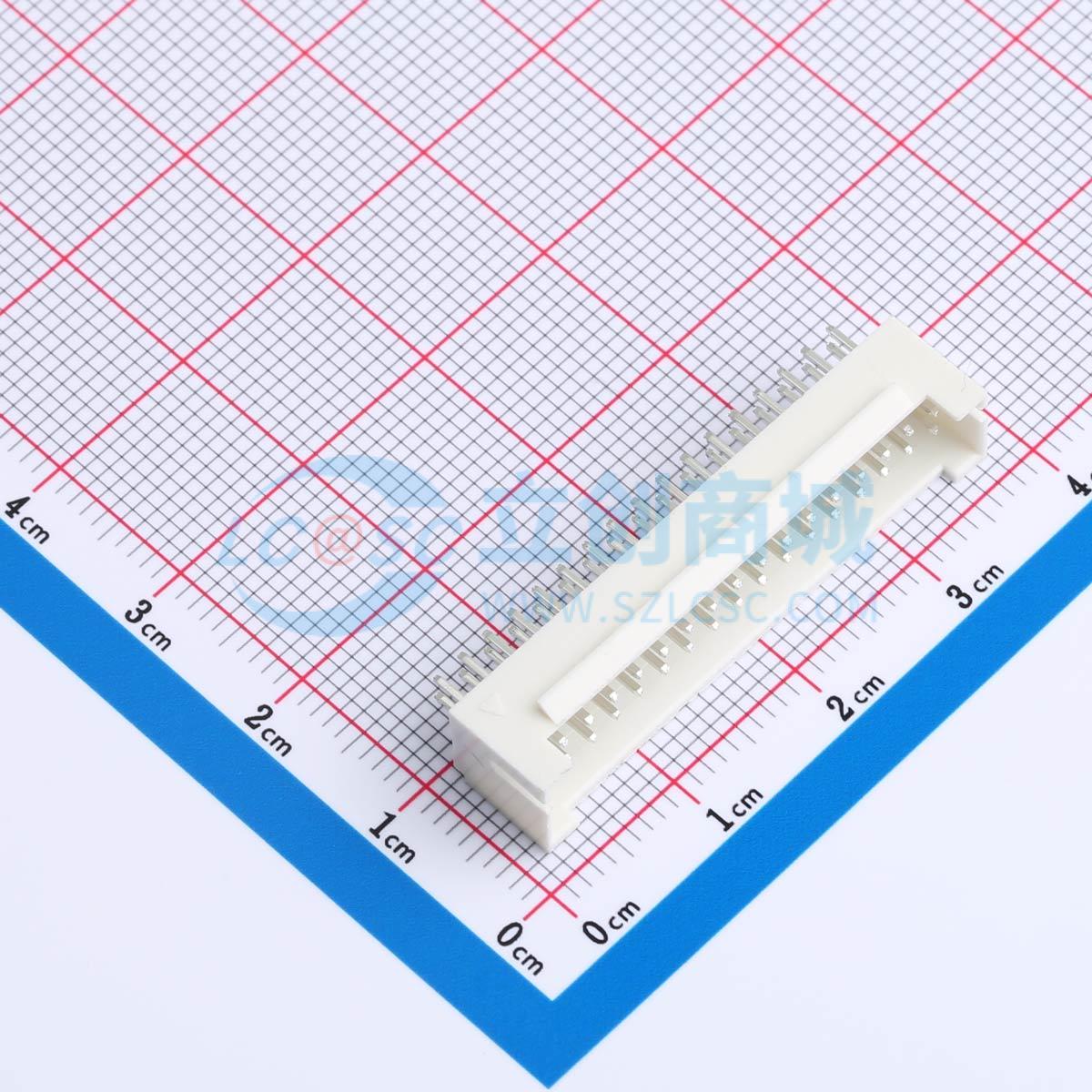 线对板针座 XD-PHB-2*17A 插件,P=2mm 2x17P 直插 电子元器件配单