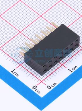 排母 F185-1207A0ASUC2 插件,P=2.54mm 2x7P 原装 电子元器件配单