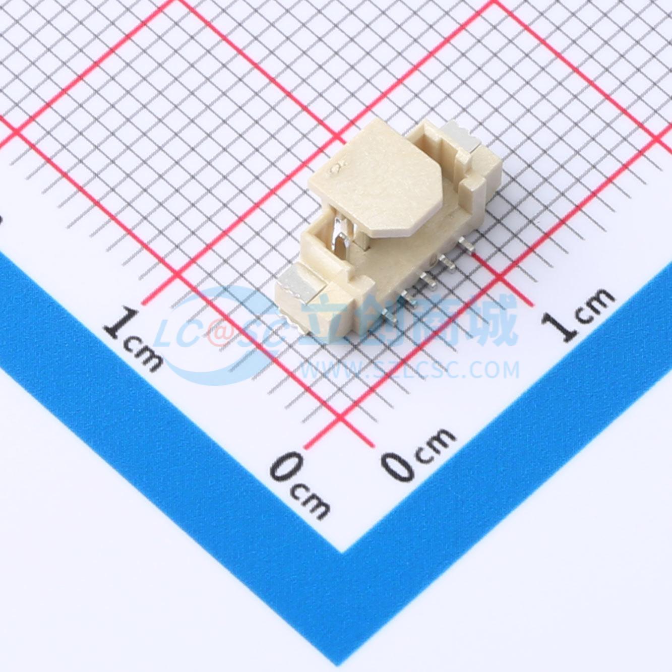 线对板针座 GWDC102-0501A012C2SF-9B SMD,P=1.25mm 1x5P原装