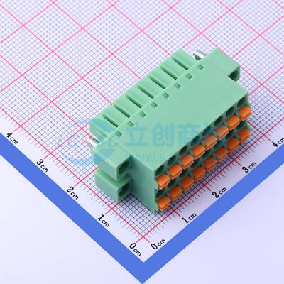 插拔式接线端子 KF2EDGKNHM-3.81-2*8P P=3.81mm 插头 电子元器件