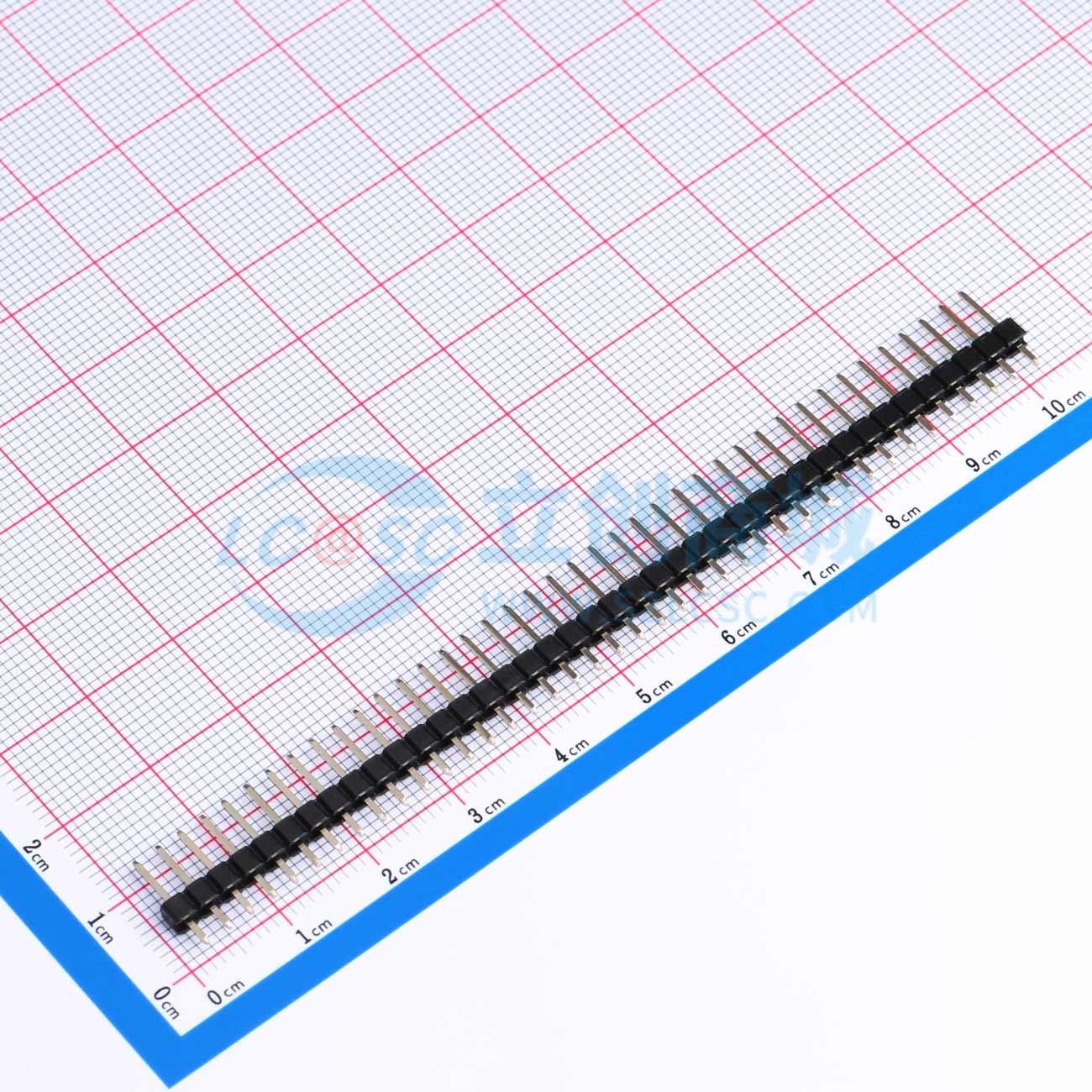 排针 KH-2.54PH180-1X40P-L11.5 插件,P=2.54mm 1x40P 电子元器件