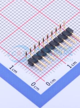 排针 X4611WR-10I-C40D28 弯插,P=2mm 1x10P 方针 电子元器件配单
