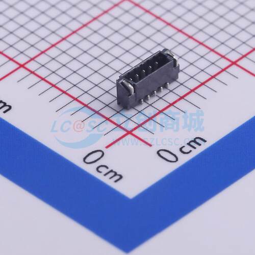 线对板针座 A0601WR-S-05PNLBT1T00R SMD,P=0.6mm,卧贴 1x5P 卧贴
