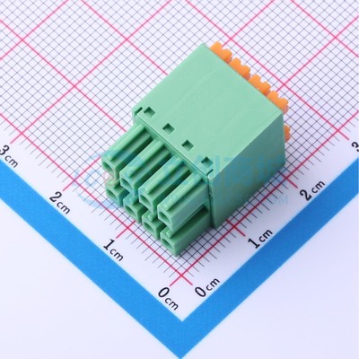 插拔式接线端子 JL15EDGKNHC-35004G01 P=3.5mm 插头 2x4P 原装