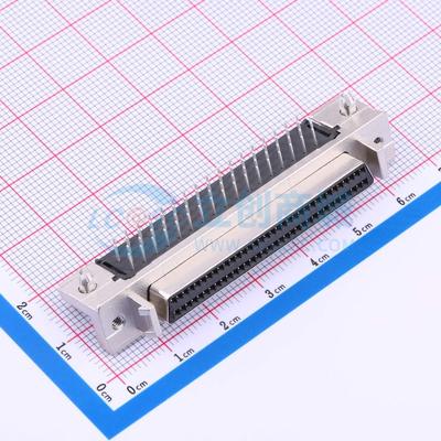 5787082-7 弯插 D-Sub 母 68P 弯插 D-Sub/VGA连接器