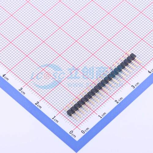 排针 X4611WV-20I-C40D28 插件,P=2mm 1x20P 方针 电子元器件配单