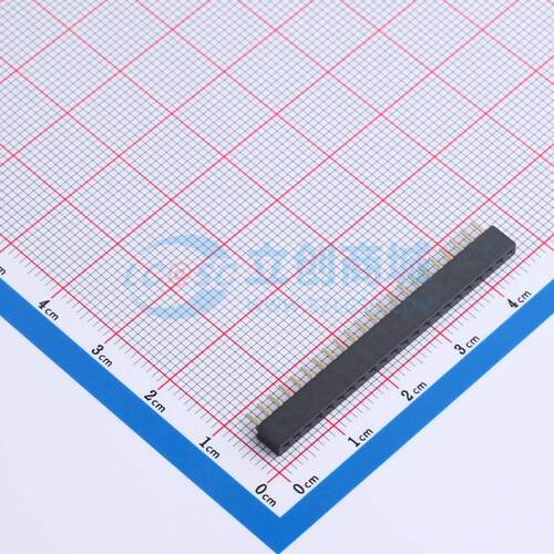 排母 DW200R-11-22-43 插件,P=2mm 1x22P 单排 电子元器件配单