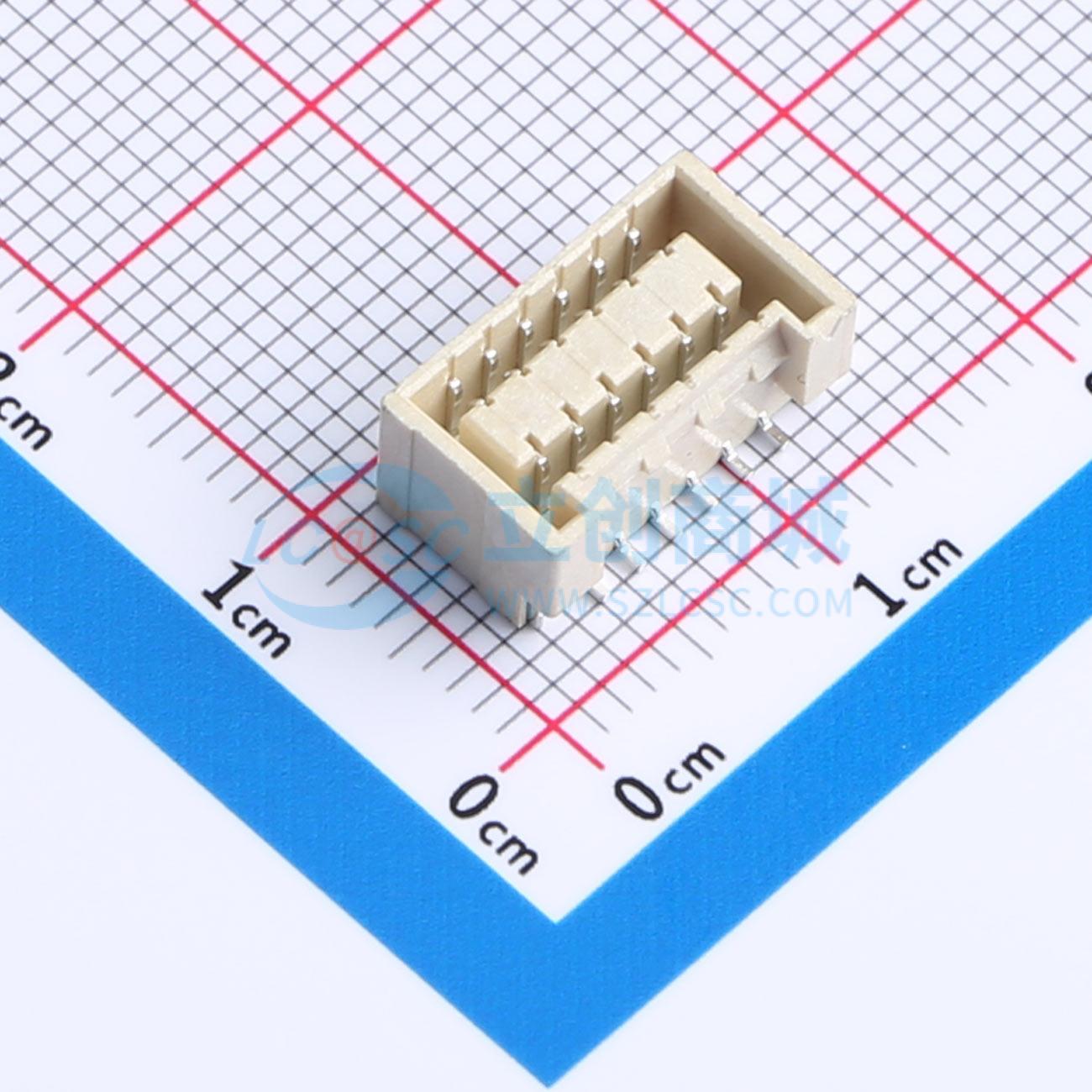线对板针座 XD-ZHD-2*6PLT SMD,P=1.5mm 原装正品 电子元器件配单